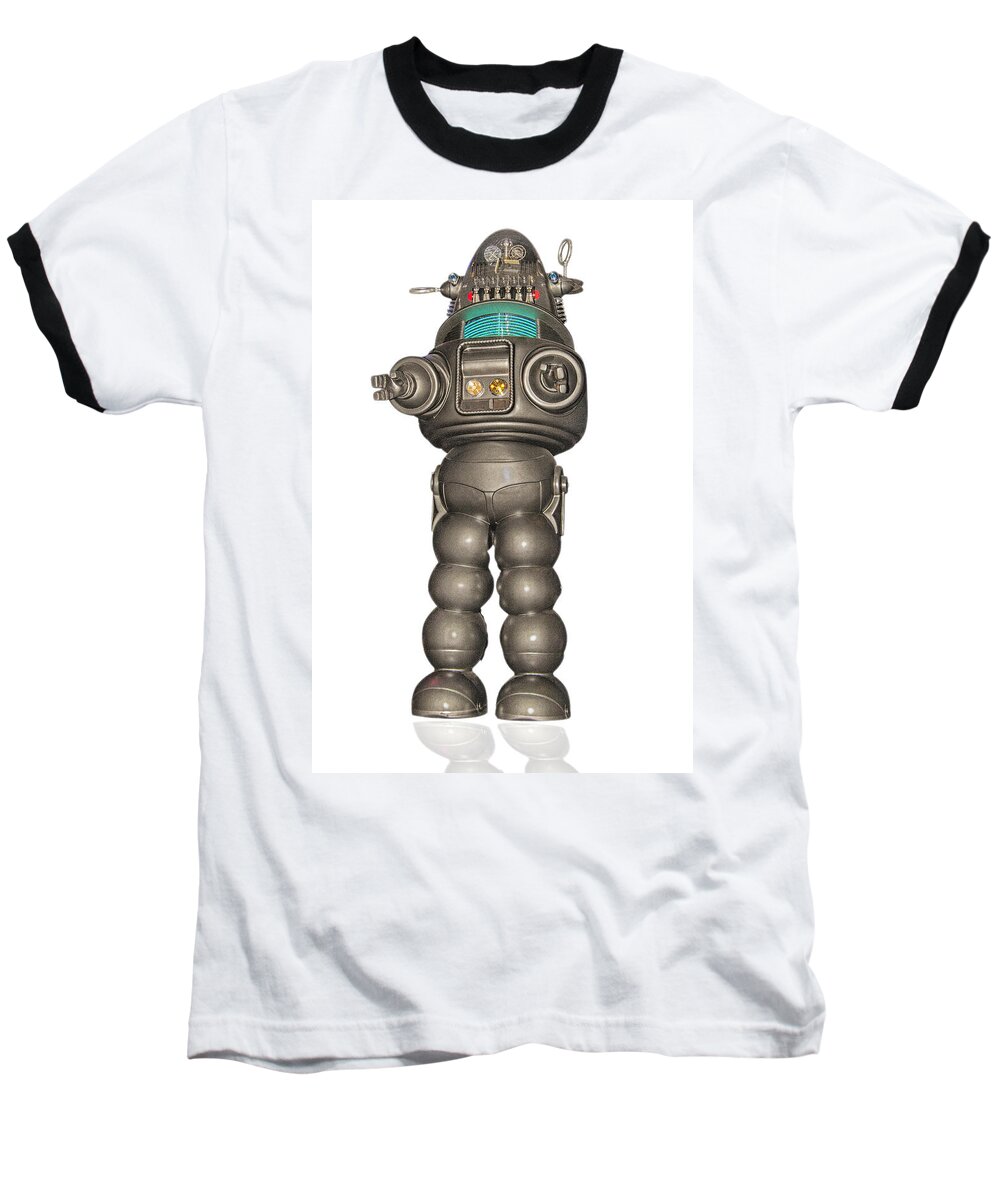  Baseball T-Shirt featuring the photograph Robby the robot #2 by Gary Warnimont