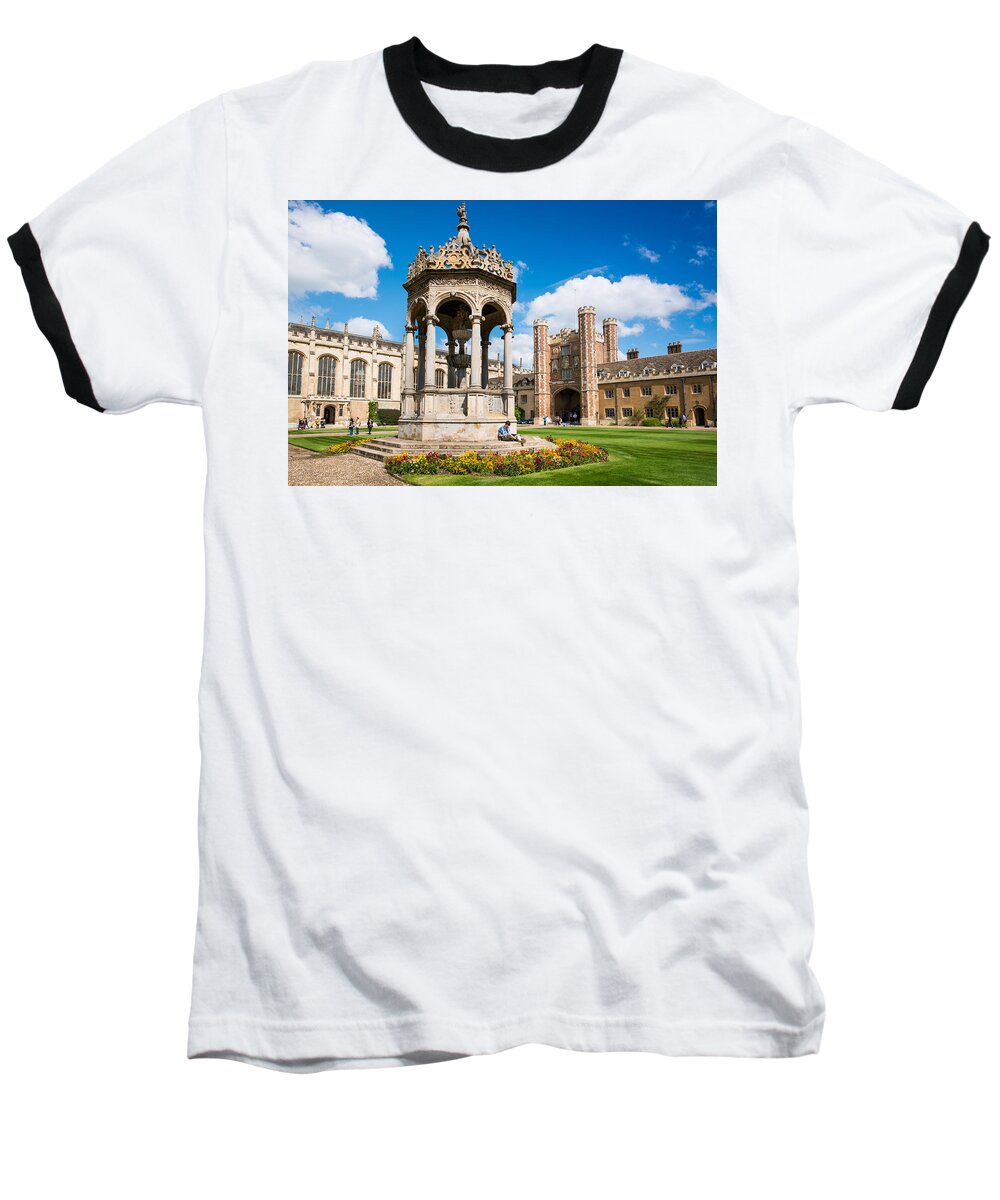 Cambridge Baseball T-Shirt featuring the photograph Trinity #1 by Andrew Michael