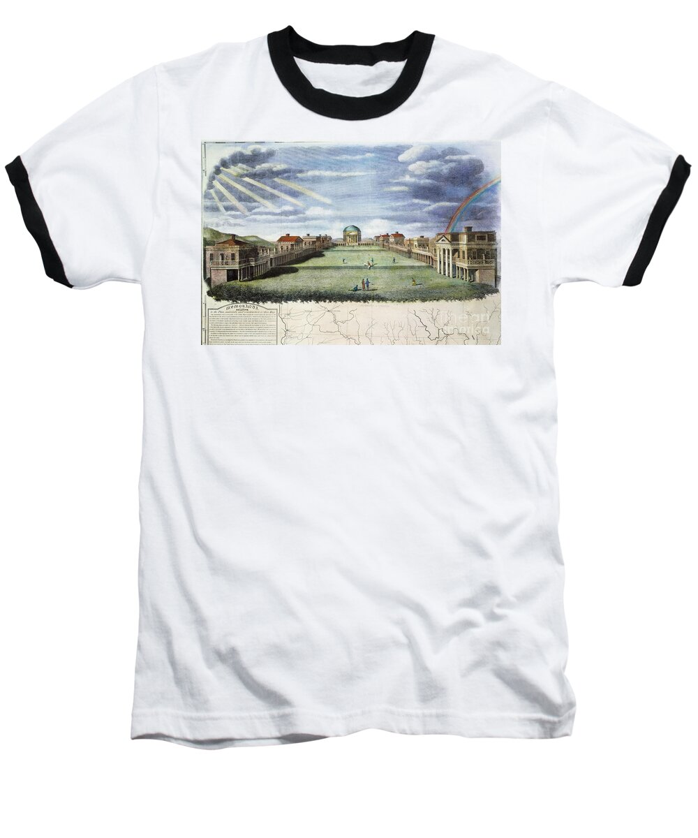 1826 Baseball T-Shirt featuring the drawing University Of Virginia #5 by Granger