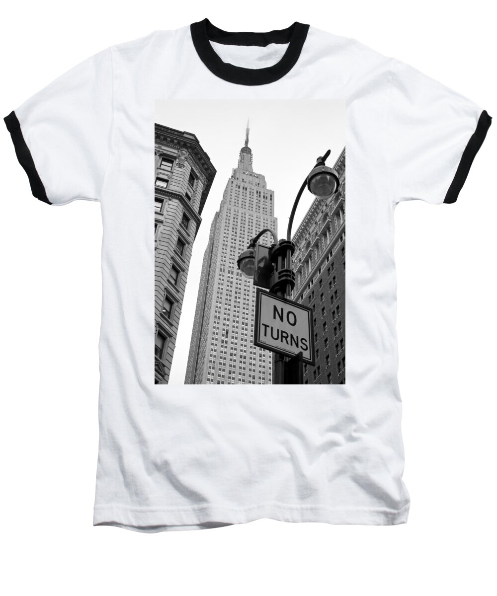 New York City Baseball T-Shirt featuring the photograph Empire State Building #2 by Michael Dorn