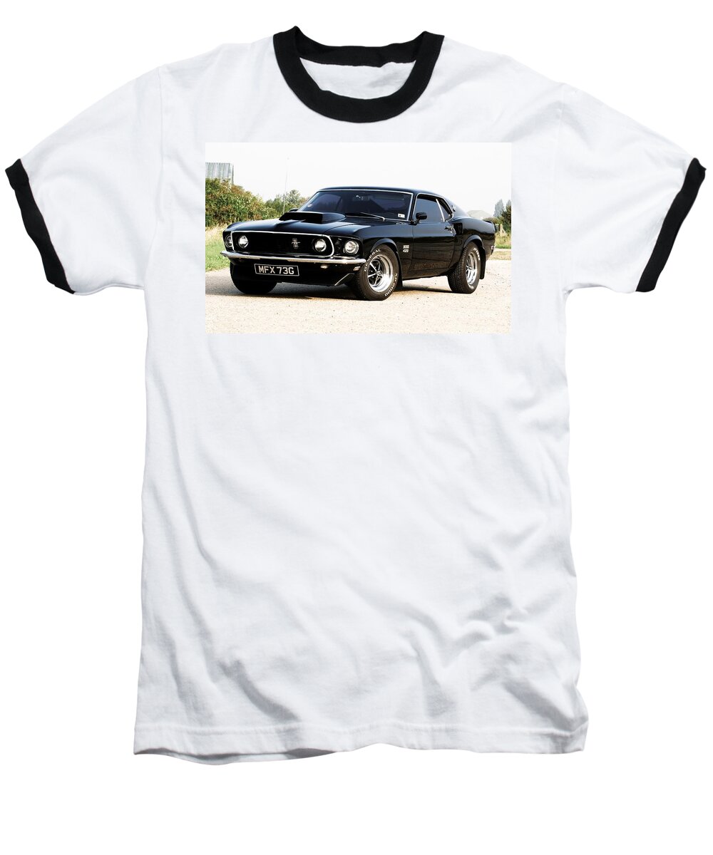 Ford Mustang Baseball T-Shirt featuring the photograph Ford Mustang #2 by Jackie Russo