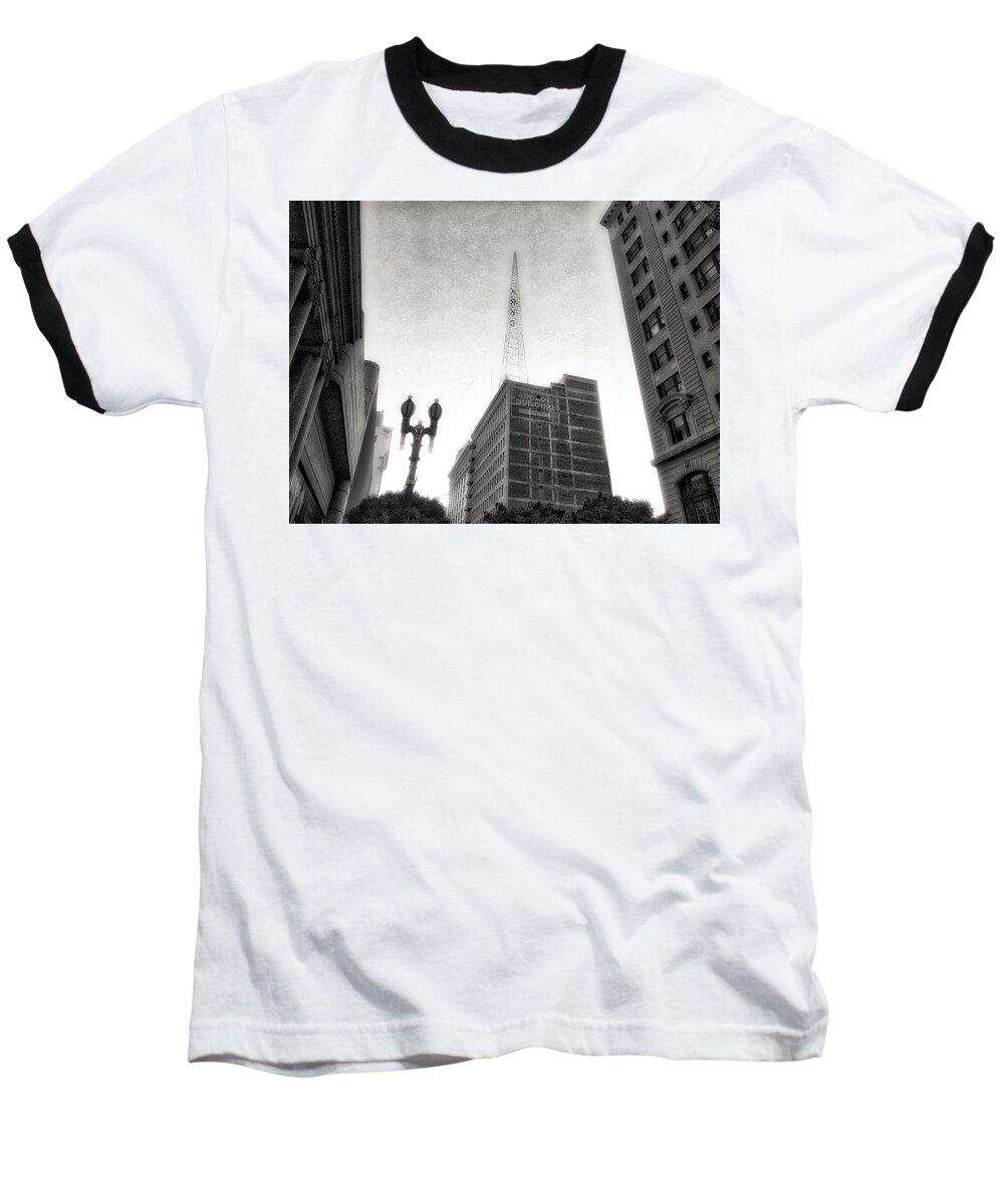 Los Angeles Baseball T-Shirt featuring the photograph Vintage LA #2 by Mark David Gerson
