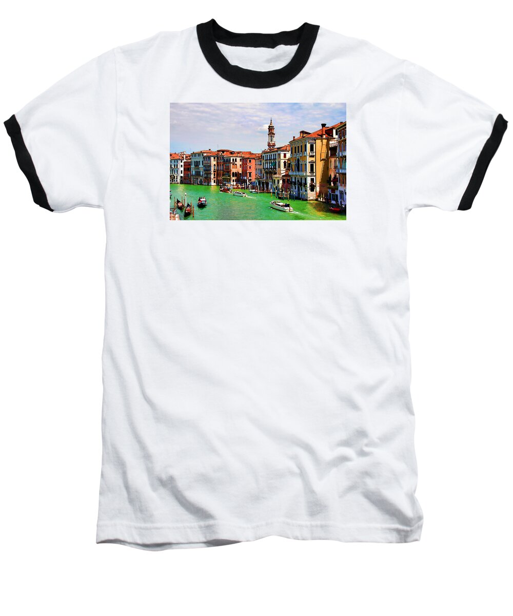 Venice Baseball T-Shirt featuring the photograph Venice - Untitled #25 by Brian Davis