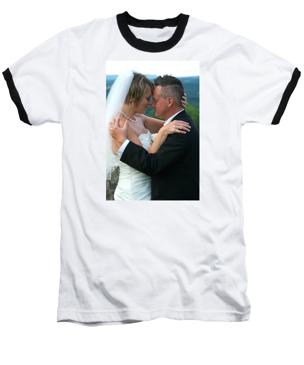  Baseball T-Shirt featuring the photograph Rebecca and David #5 by Michael Dorn