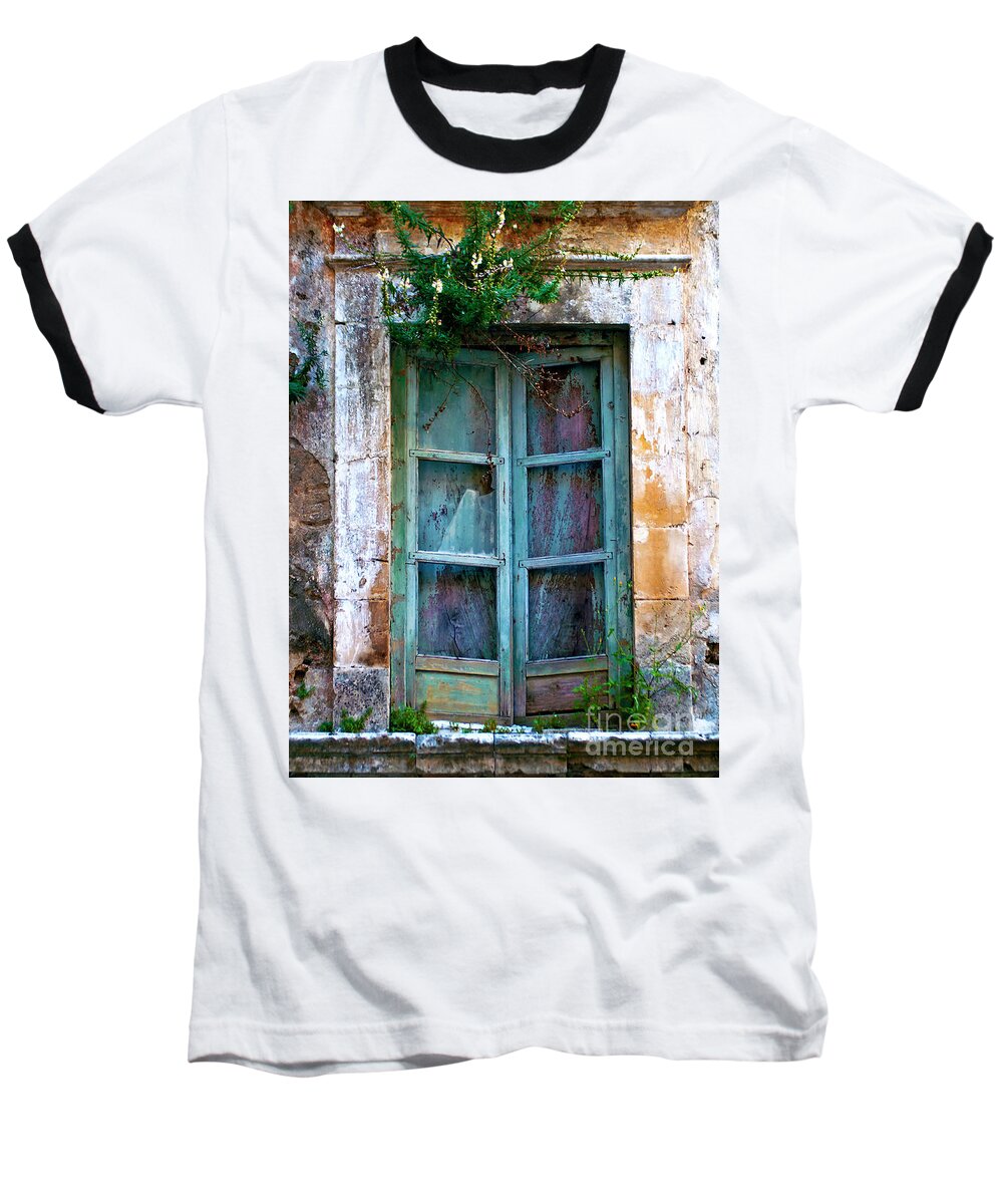 Architecture Baseball T-Shirt featuring the photograph Abandoned Sicilian Sound of Noto by Silva Wischeropp