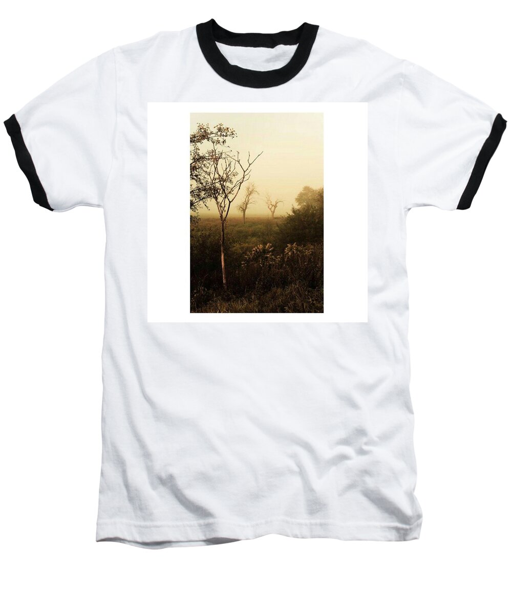 Thuringia Baseball T-Shirt featuring the photograph Another Morning

#autumn #morning by Mandy Tabatt