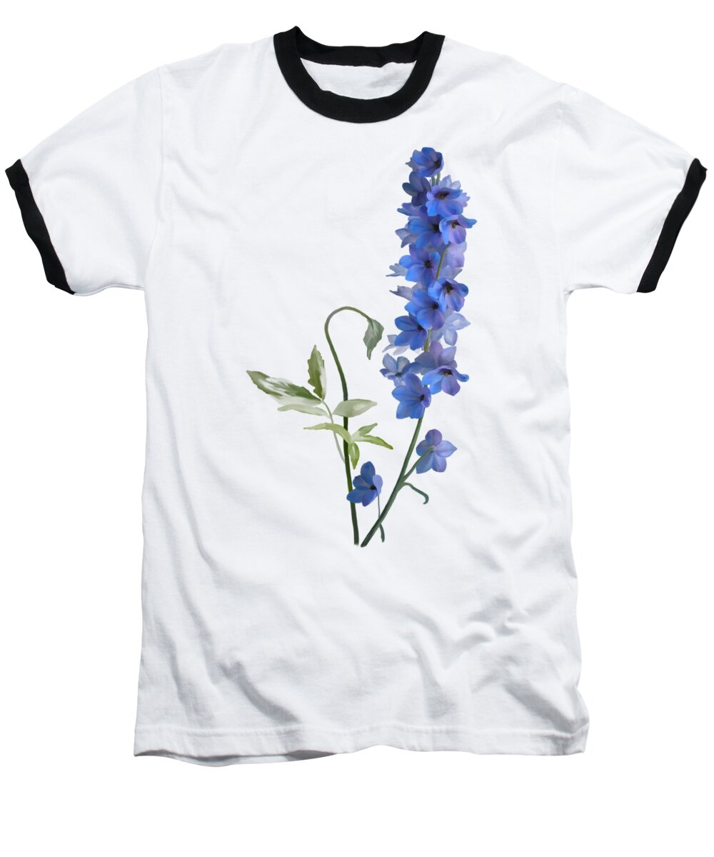 Blue Baseball T-Shirt featuring the painting Consolida by Ivana Westin