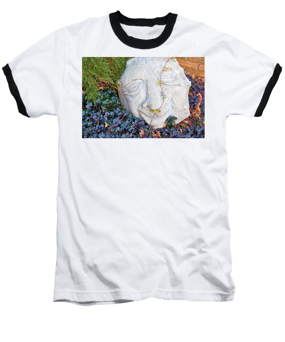 Still Life Baseball T-Shirt featuring the photograph At Least Someone's Happy by Jan Amiss Photography