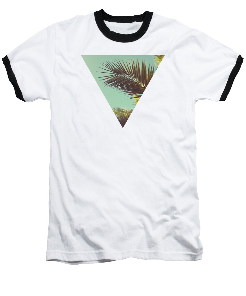 Palm Trees Baseball T-Shirt featuring the photograph Autumn Palms by Cassia Beck