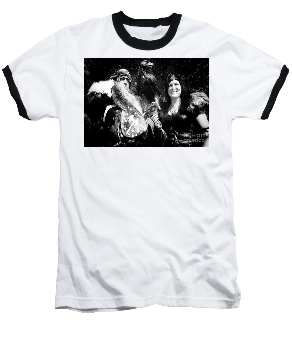 Beauty Baseball T-Shirt featuring the photograph Beauty And The Beasts by Bob Christopher