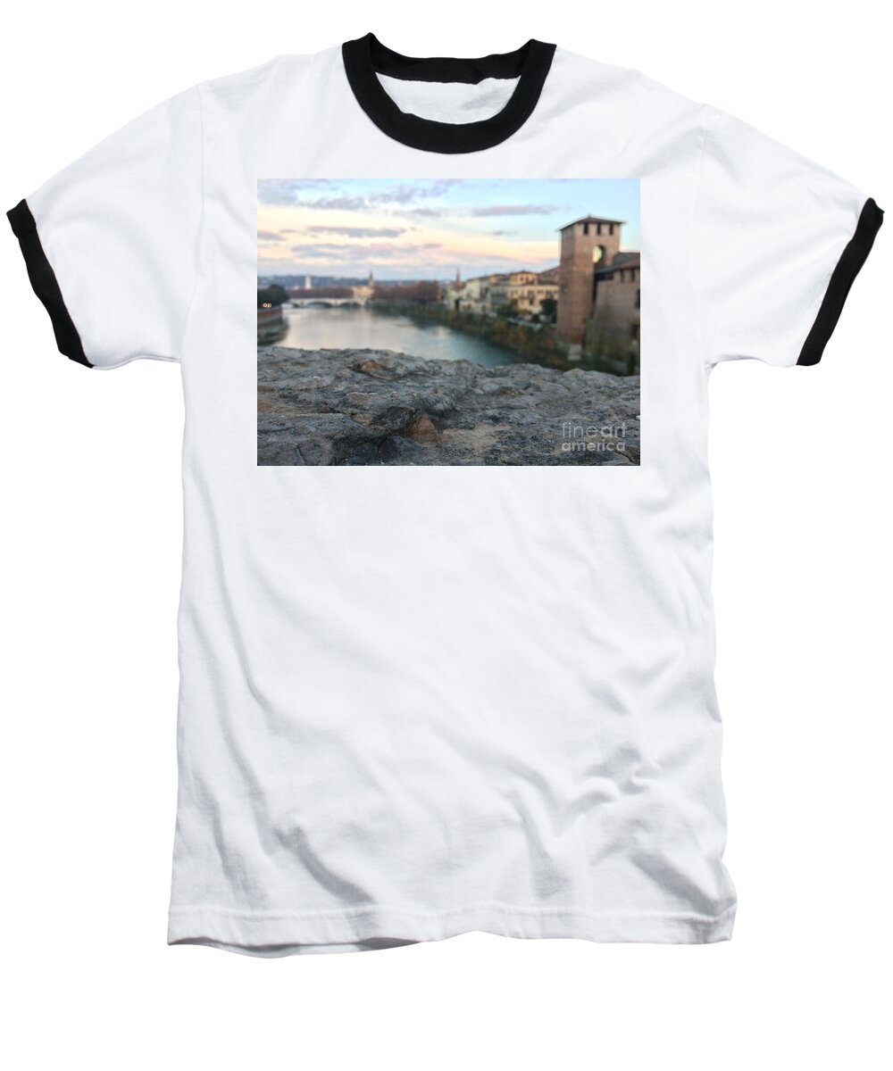 Blurred Baseball T-Shirt featuring the photograph Blurred Verona by Donato Iannuzzi