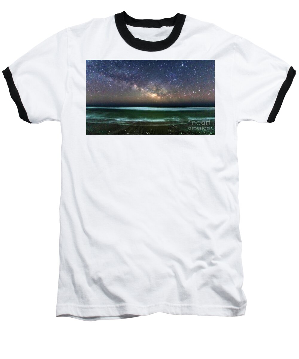 Night Baseball T-Shirt featuring the photograph Breathe by DJA Images