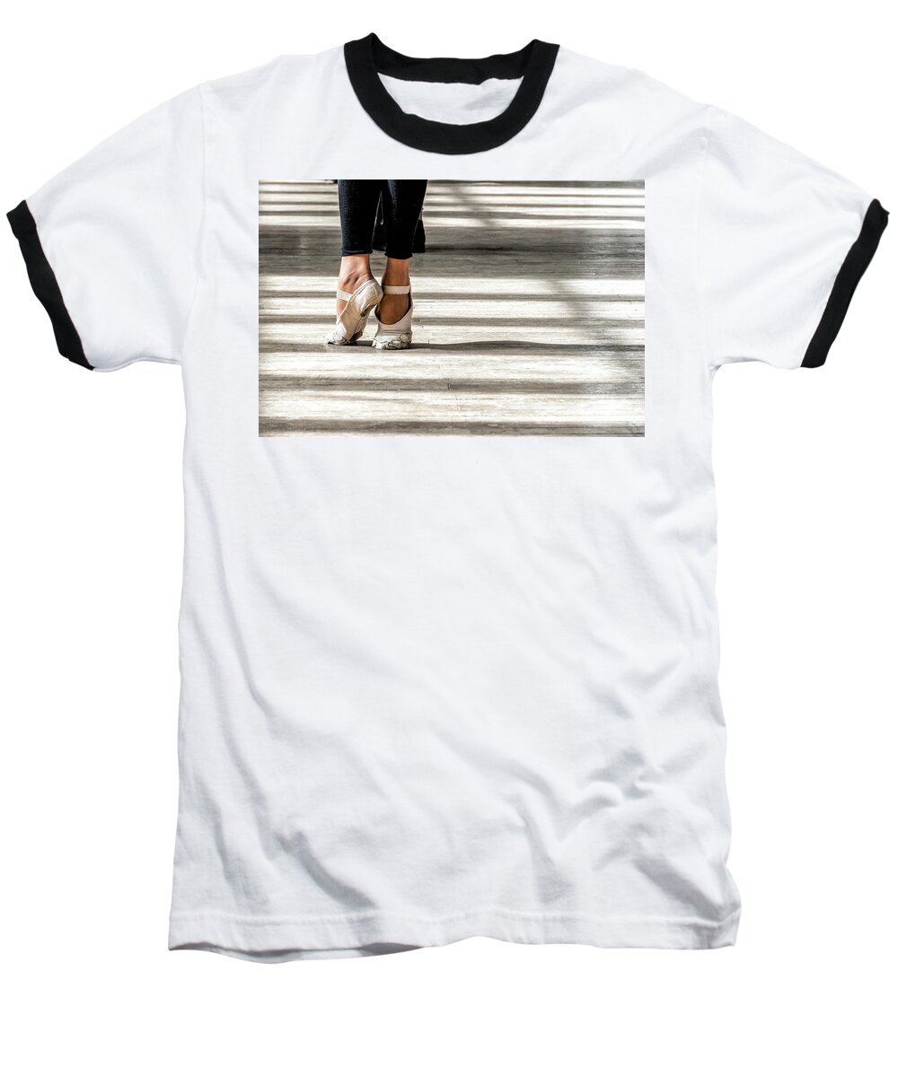 Architectural Photographer Baseball T-Shirt featuring the photograph Camaguey Ballet 2 by Lou Novick