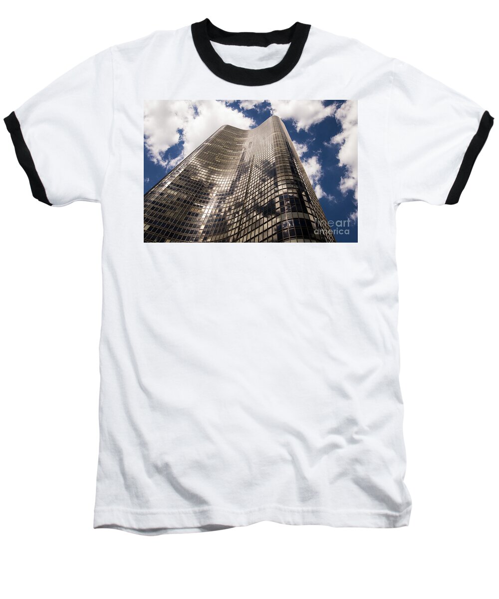 Chicago Baseball T-Shirt featuring the photograph Chicago Building by Zawhaus Photography
