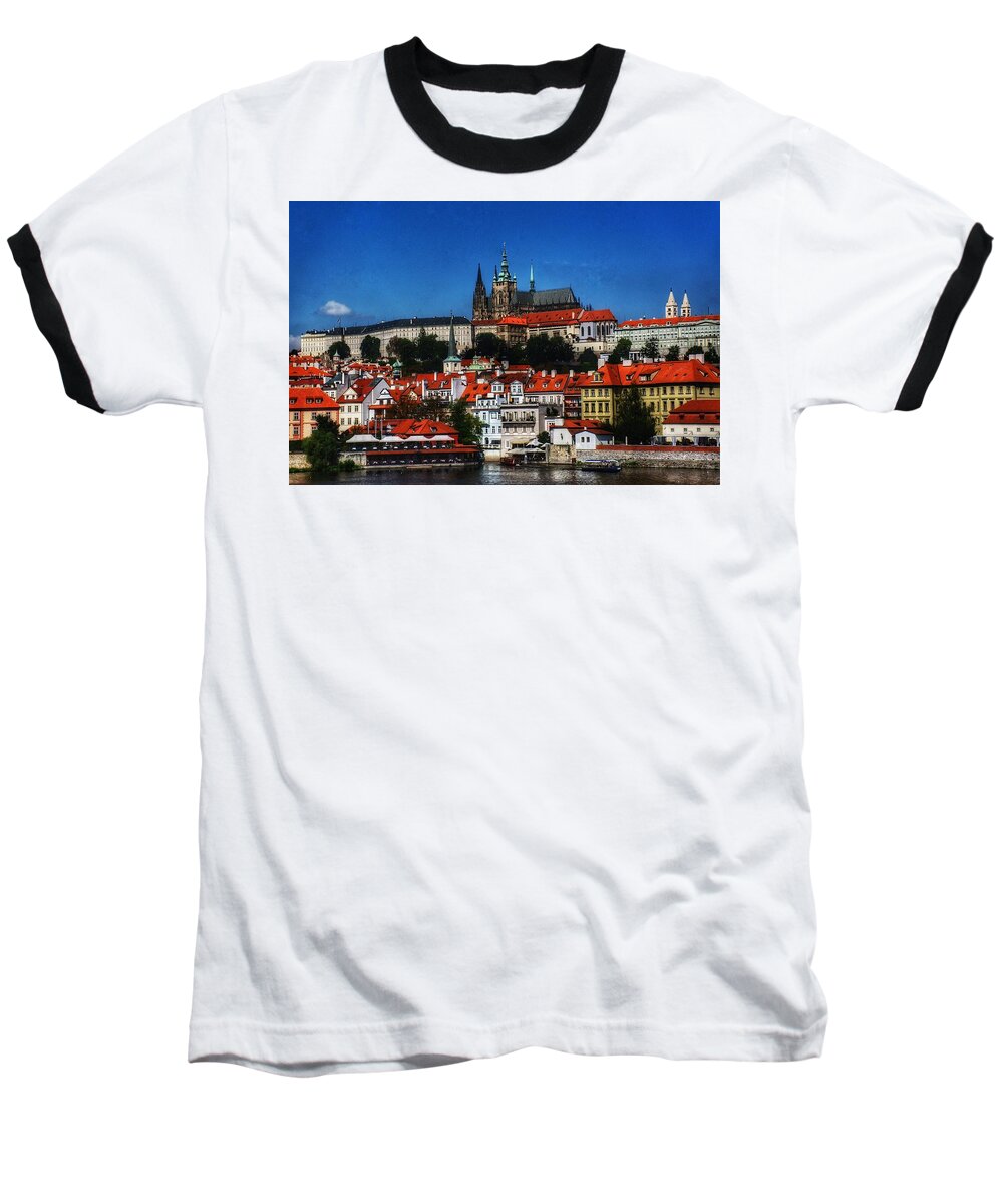 Budapest Baseball T-Shirt featuring the photograph City on the River III by Kathi Isserman