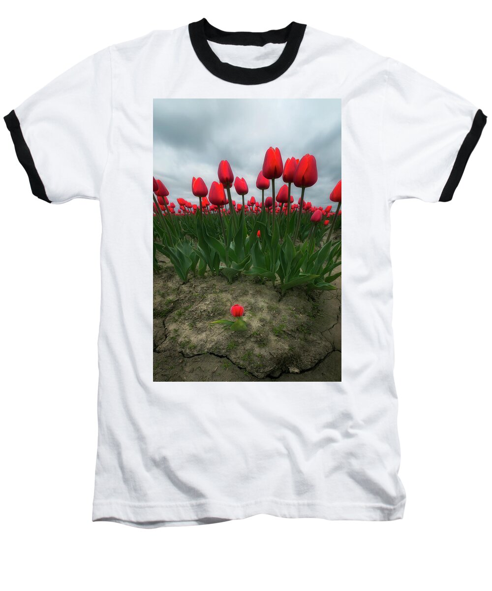 Roozengaarde Baseball T-Shirt featuring the photograph David by Ryan Manuel