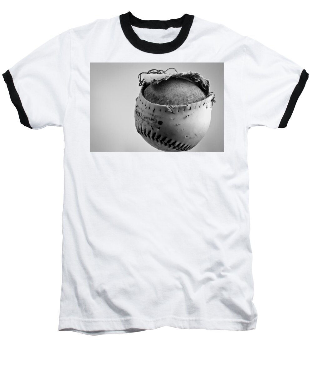 Dog's Ball Baseball T-Shirt featuring the photograph Dog's Ball by Bob Orsillo