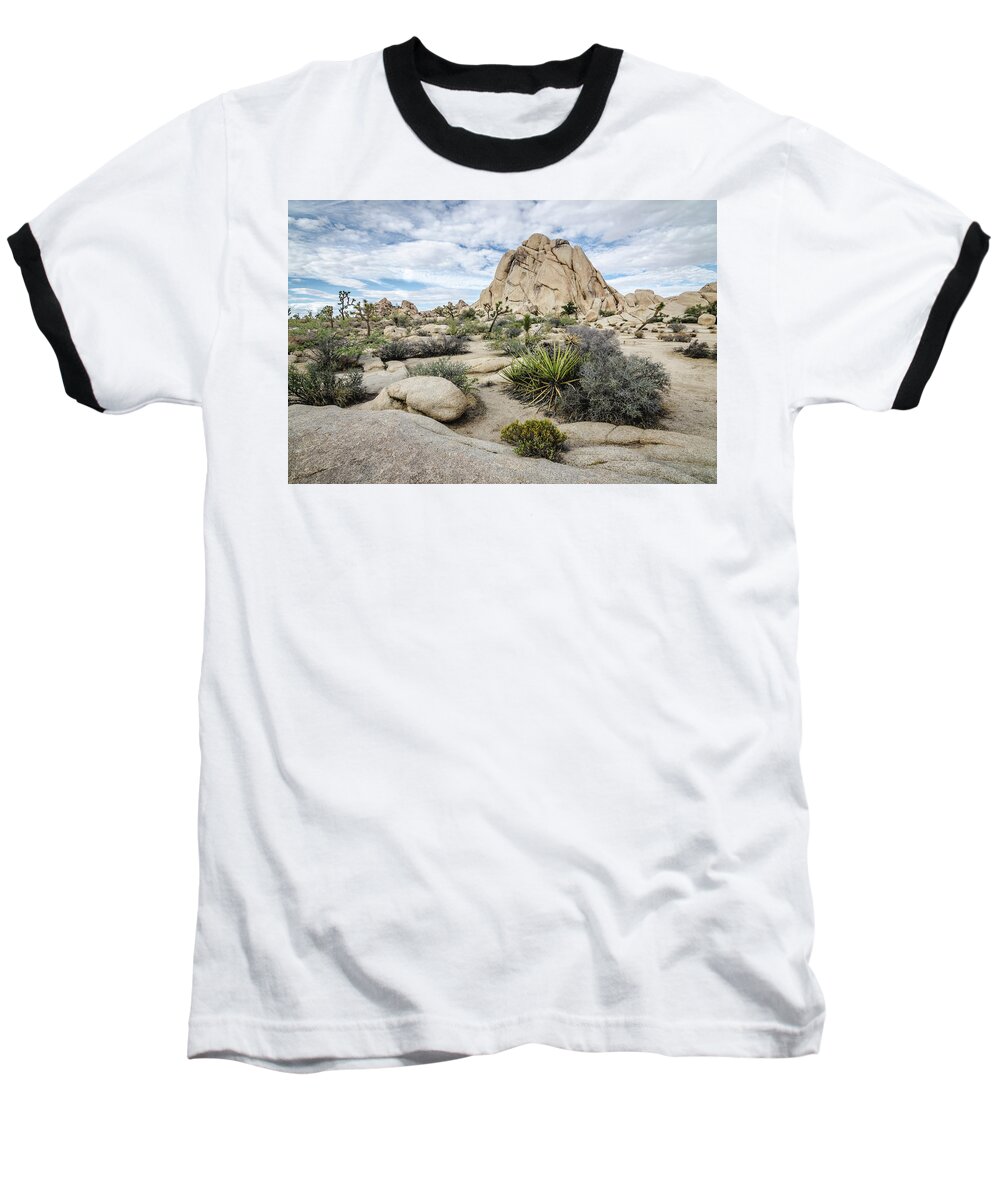 Landscape Baseball T-Shirt featuring the photograph Dramatic Desert by Margaret Pitcher