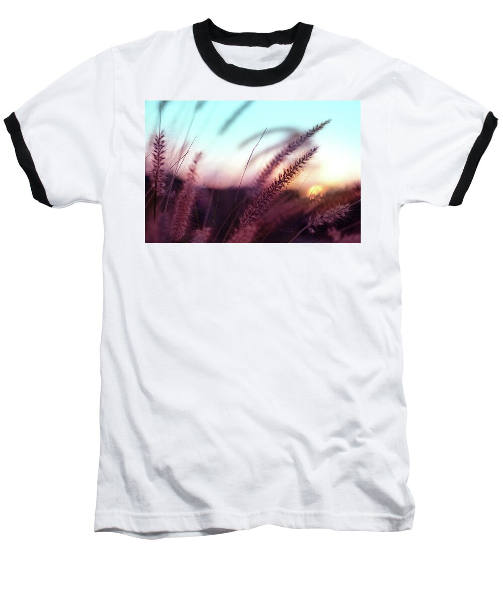 Beach Baseball T-Shirt featuring the photograph Dune Scape by Laura Fasulo