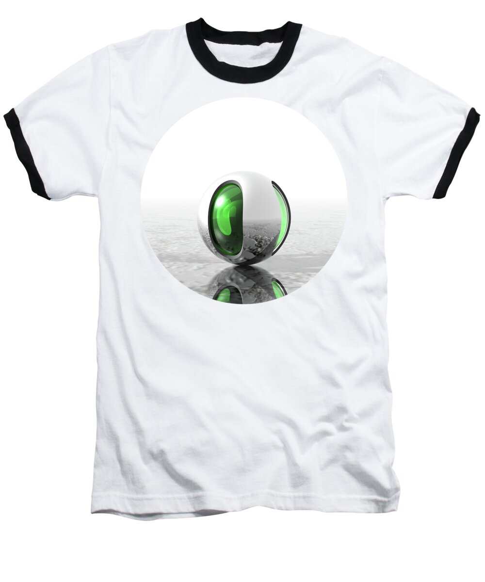 Extraterrestrial Baseball T-Shirt featuring the digital art Extraterrestrial by Phil Perkins