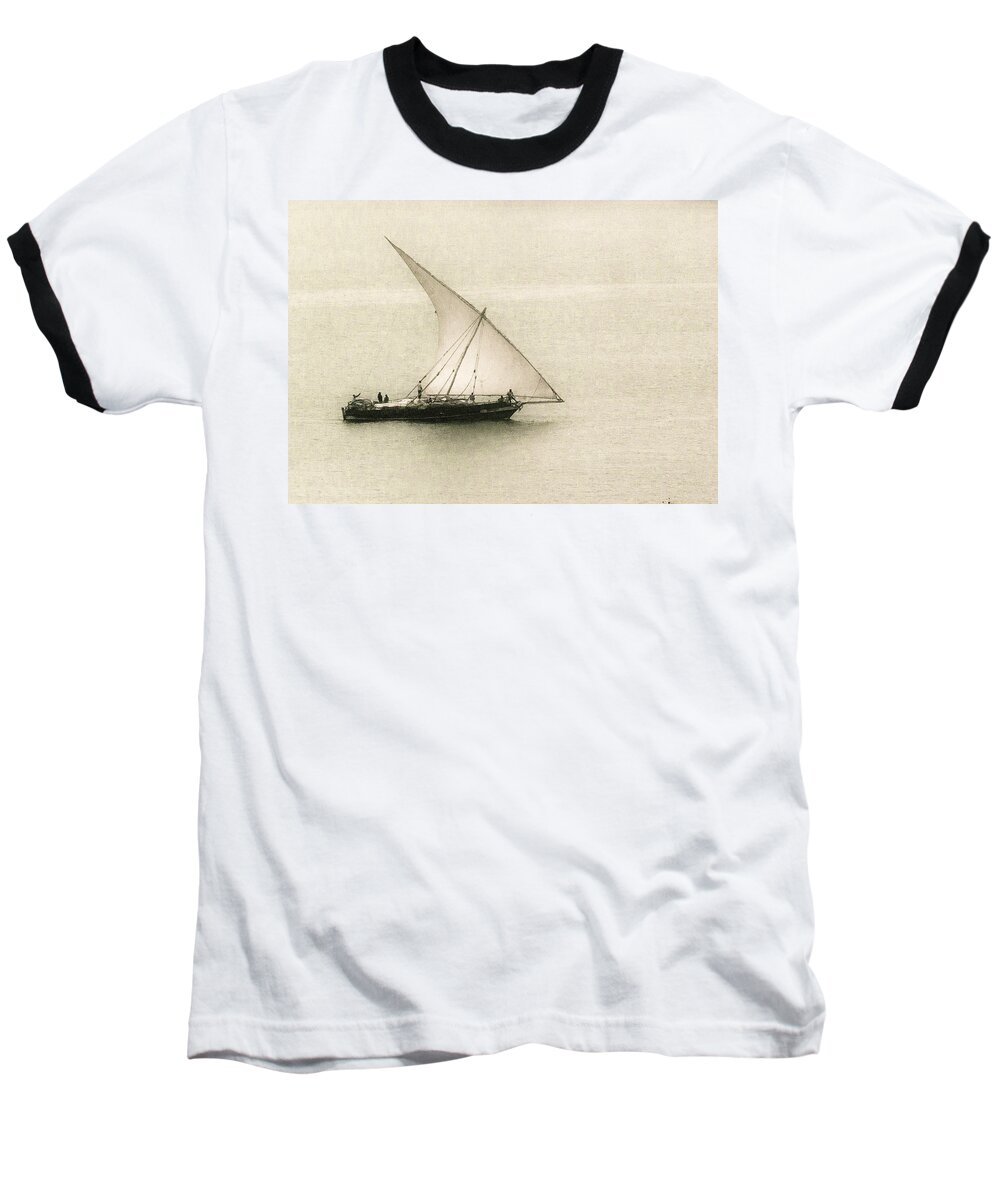 Tanzania Baseball T-Shirt featuring the photograph Fishing Dhow by Patrick Kain