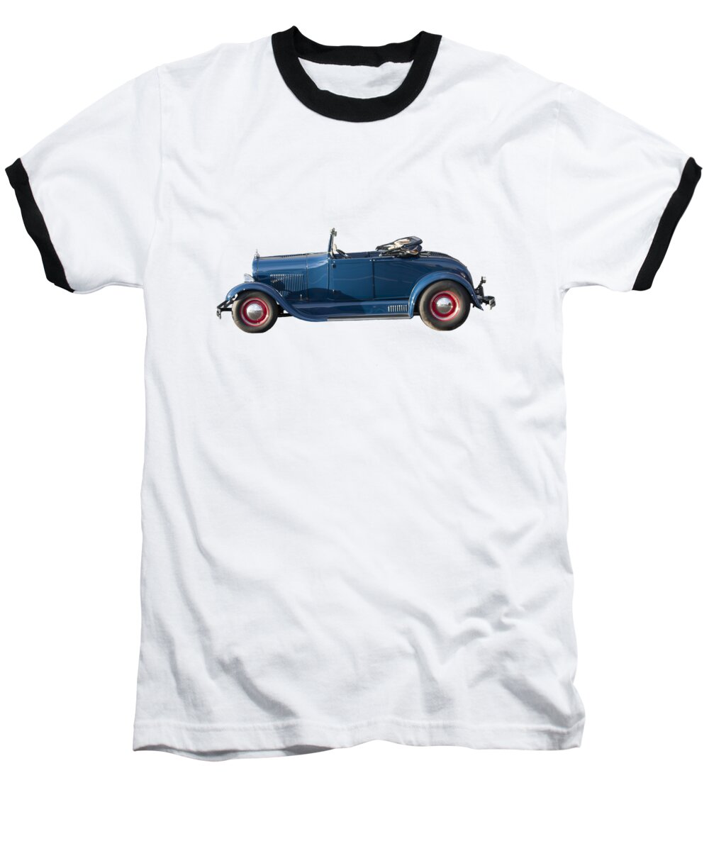 Transparent Background Baseball T-Shirt featuring the photograph Ford Model A by John Haldane