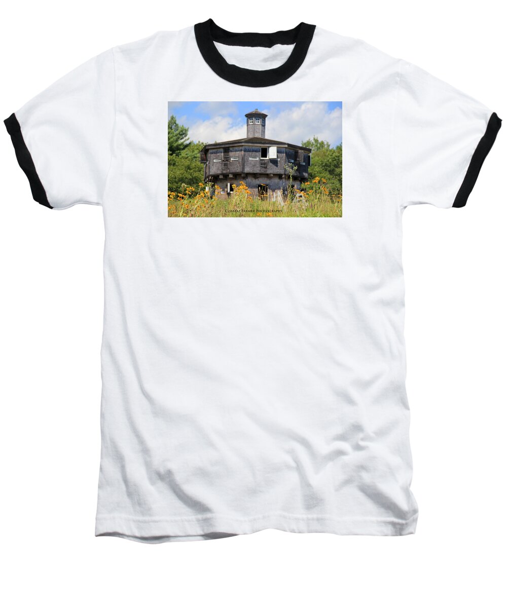 Fort Baseball T-Shirt featuring the photograph Fort Edgecomb by Becca Wilcox