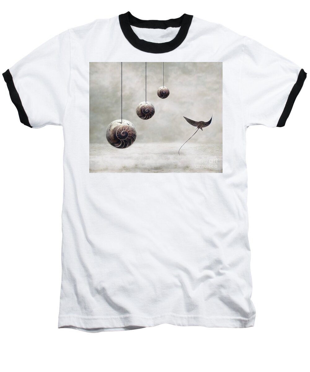 Surrealism Baseball T-Shirt featuring the photograph Free by Jacky Gerritsen
