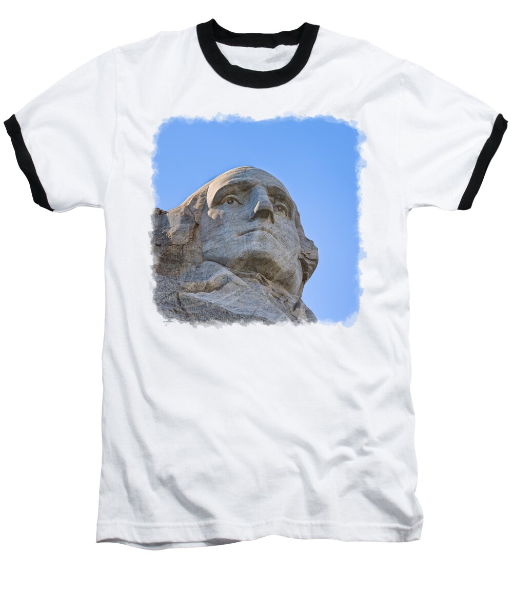 Landscape Baseball T-Shirt featuring the photograph George Washington 3 by John M Bailey