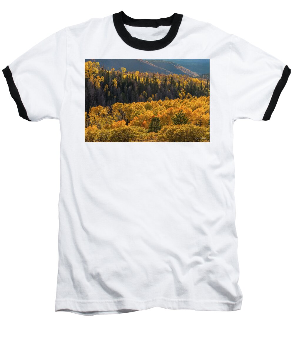 Moab Baseball T-Shirt featuring the photograph Geyser Pass Road, La Sal Mountains by Dan Norris