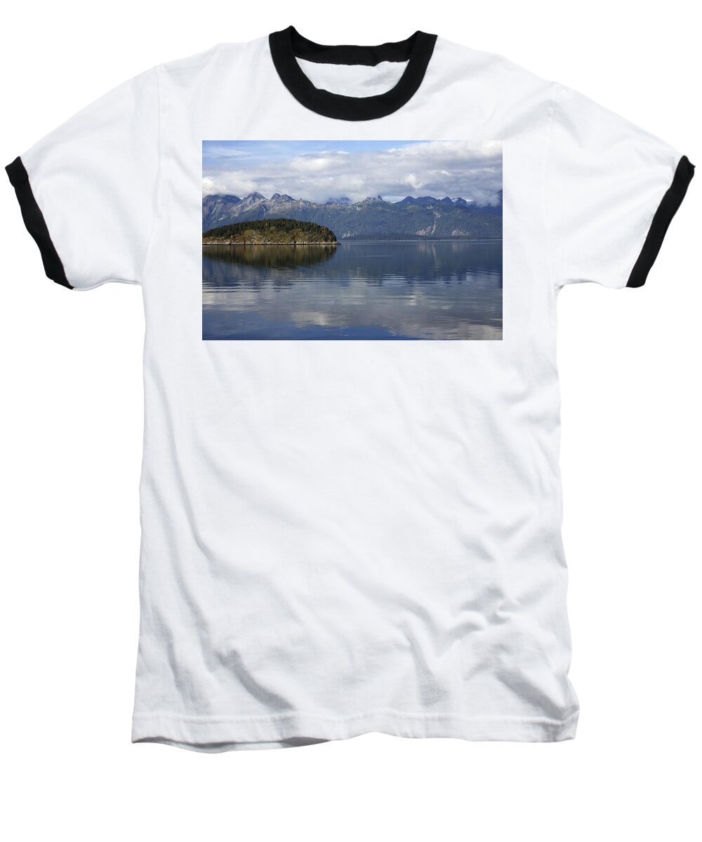 Alaska Baseball T-Shirt featuring the photograph Glacier Bay 10 by Richard J Cassato