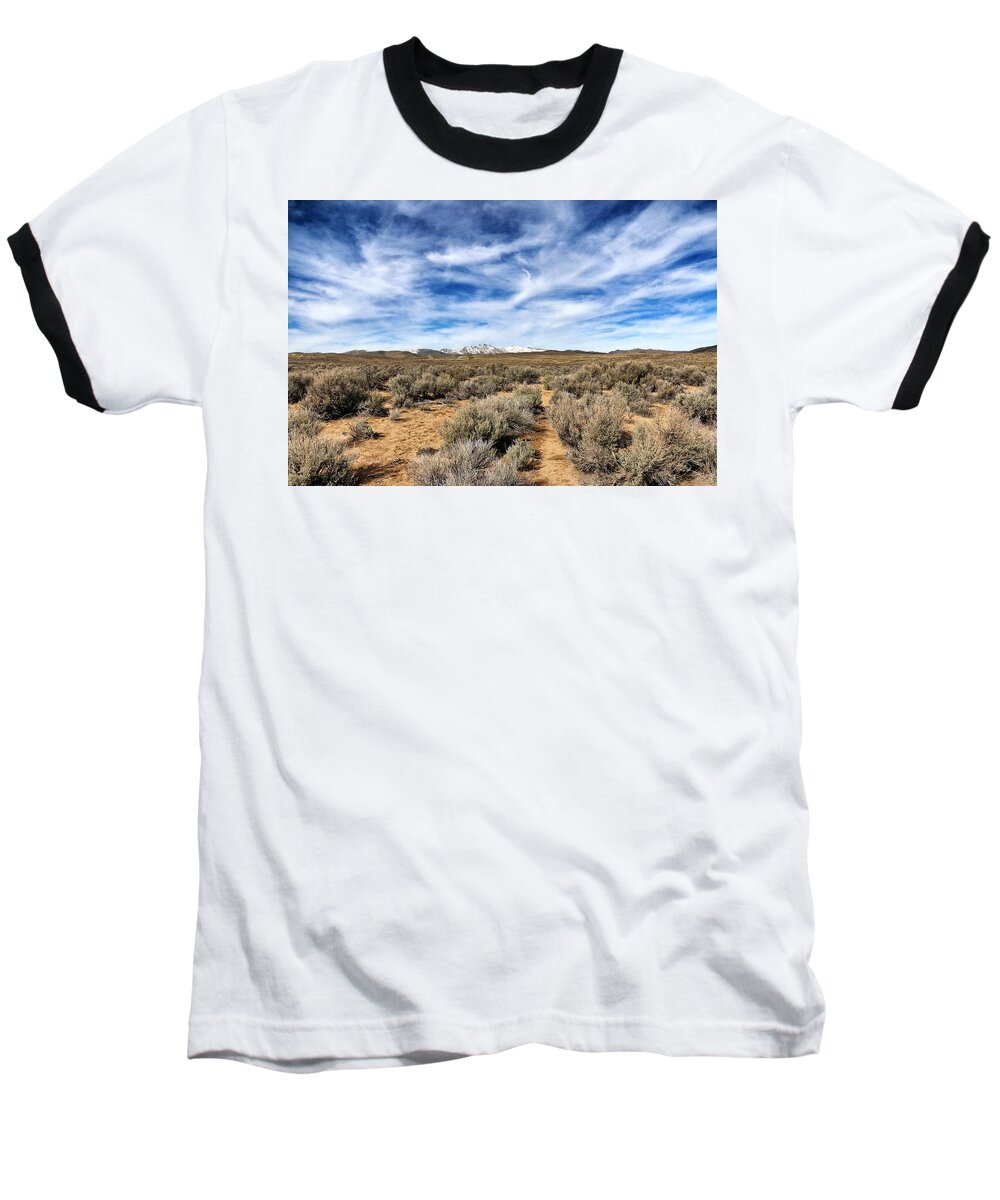 High Desert Baseball T-Shirt featuring the photograph High Desert by Maria Jansson