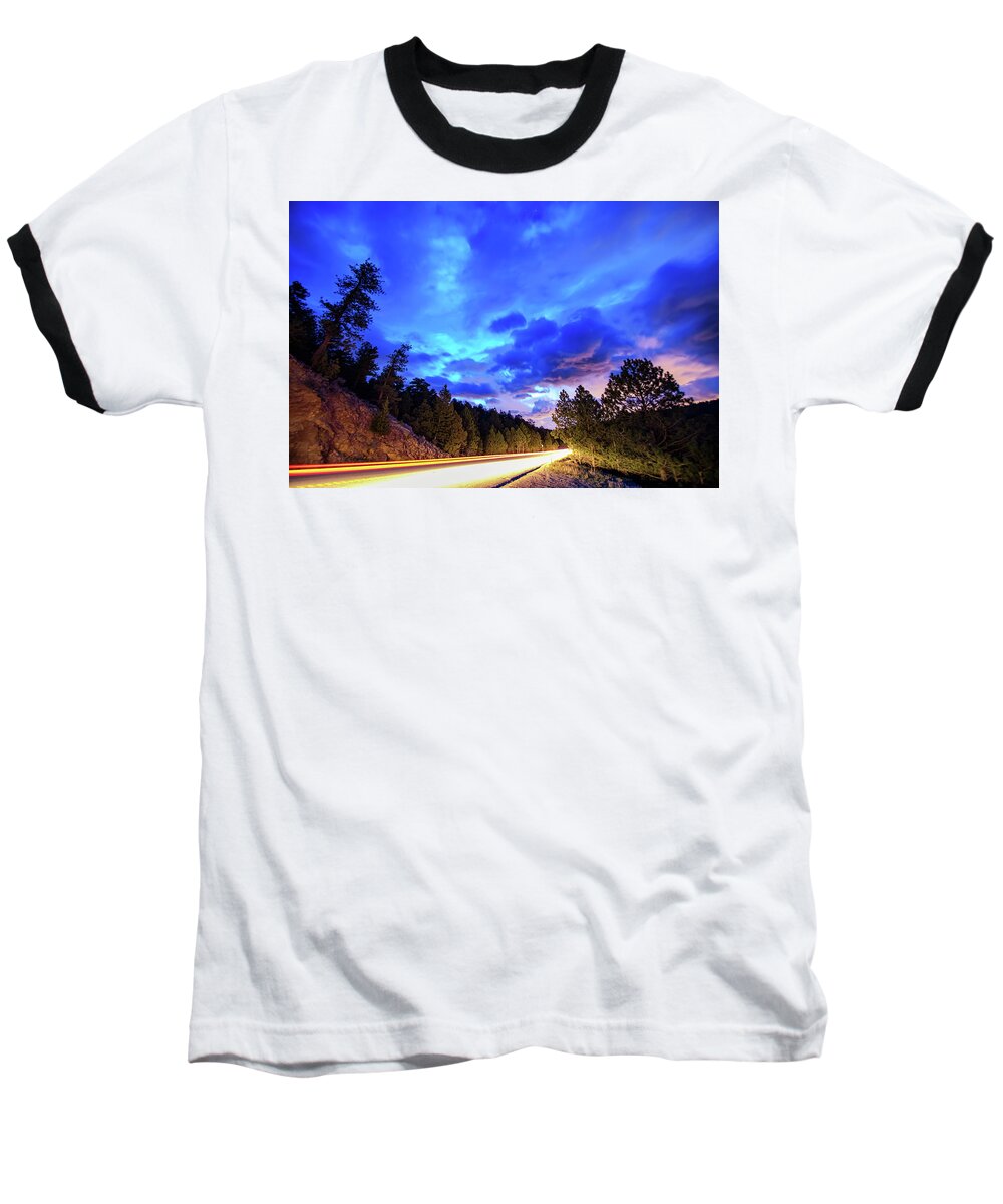 Stars Baseball T-Shirt featuring the photograph Highway 7 To Heaven by James BO Insogna