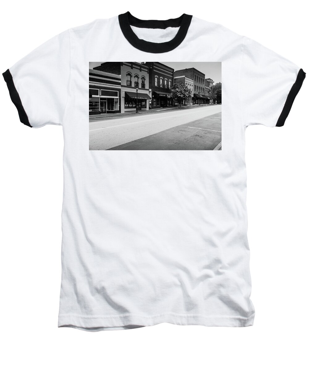 Buford Baseball T-Shirt featuring the photograph Historic Buford Downtown Area by Doug Camara