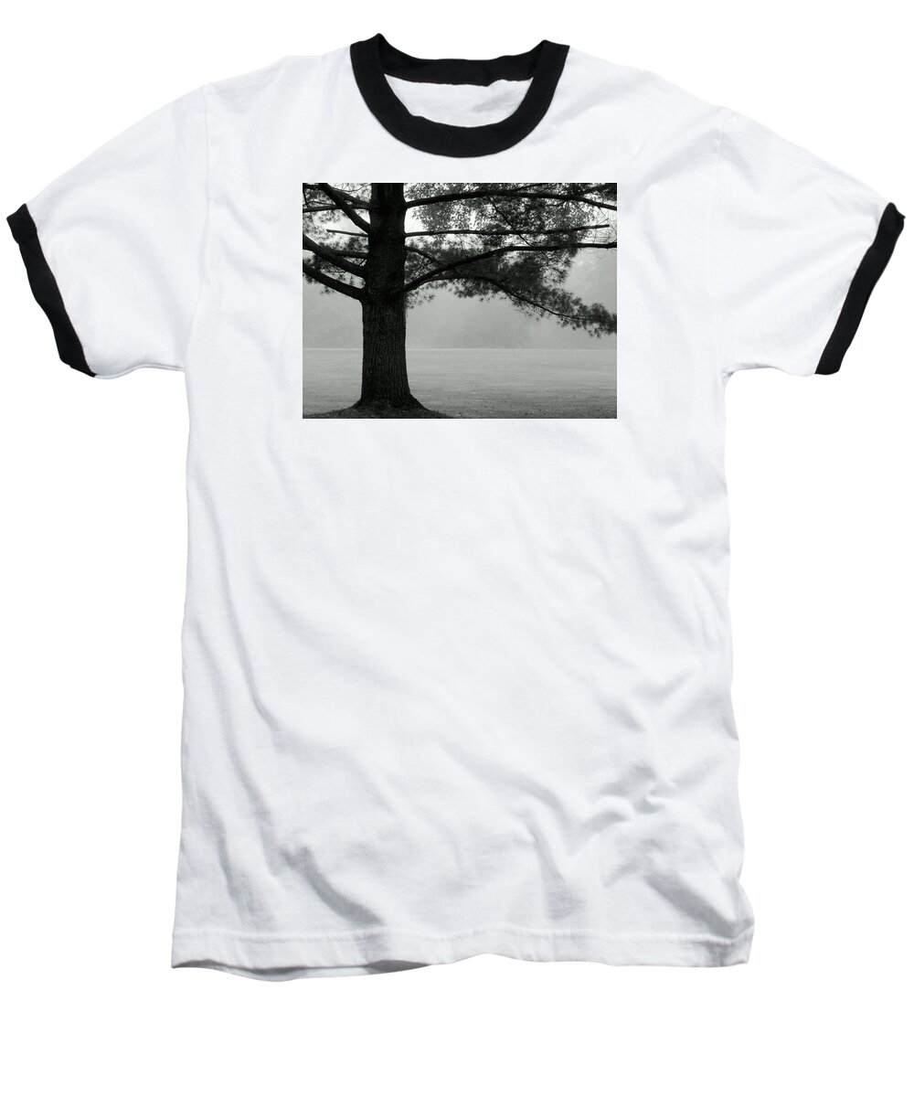 Summertime Baseball T-Shirt featuring the photograph Into the Grey Wide Open by Wild Thing