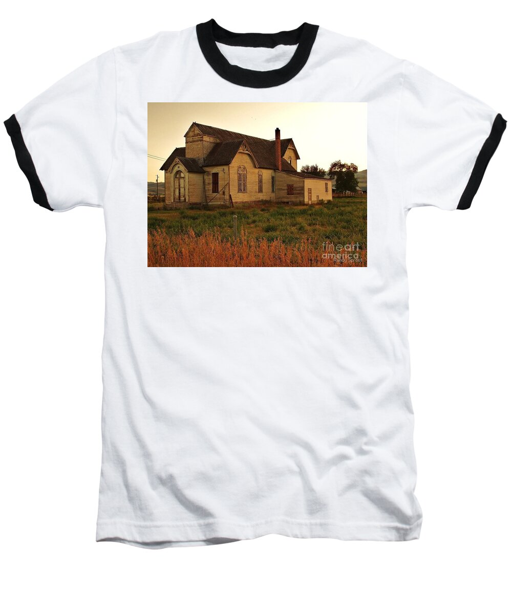 Cody Baseball T-Shirt featuring the photograph Jesus Wept by Randy Sprout