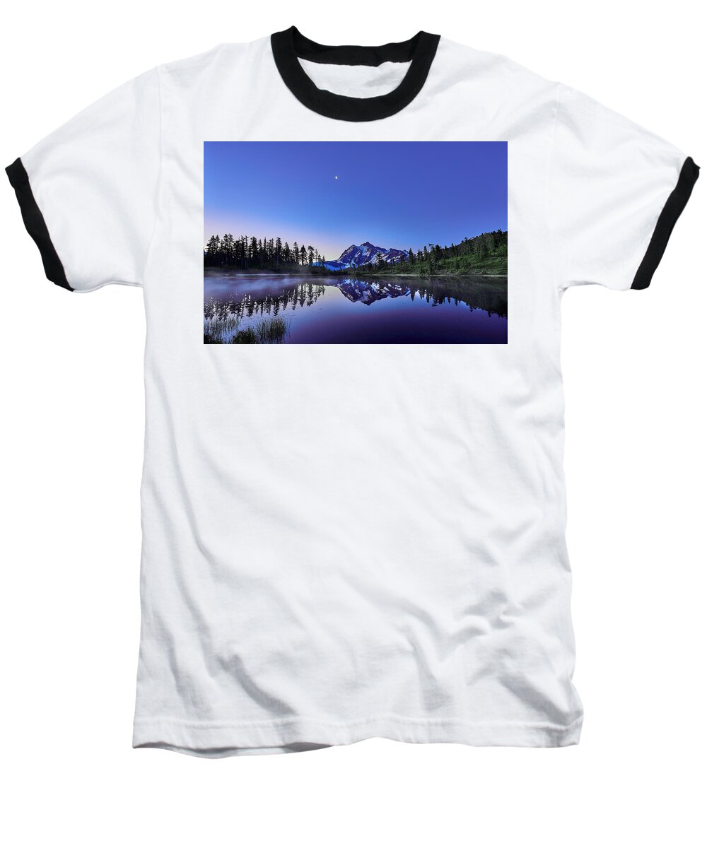 Artwork Baseball T-Shirt featuring the photograph Just Before the Day by Jon Glaser