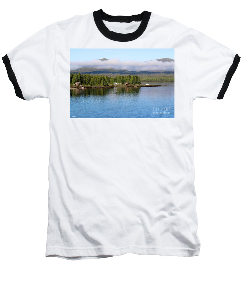Ketchikan Baseball T-Shirt featuring the photograph Ketchikan Alaska by Veronica Batterson