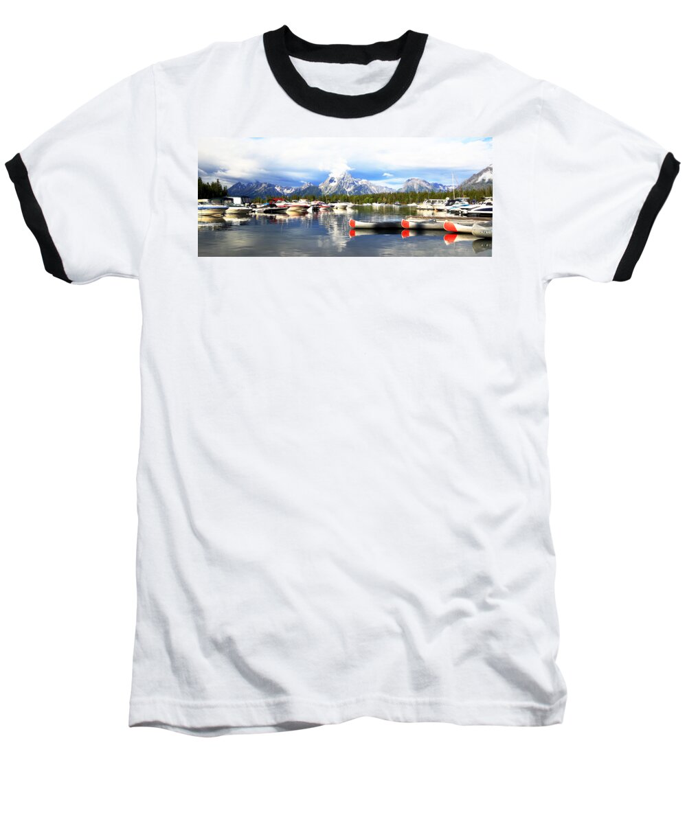 Lake Baseball T-Shirt featuring the photograph Lake Jackson by Lam Tran