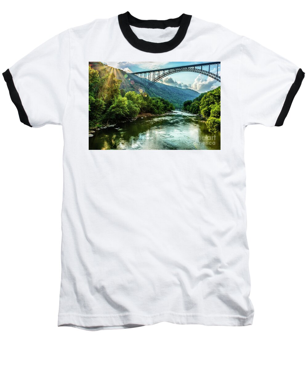 Usa Baseball T-Shirt featuring the photograph Let Your Light Shine by Thomas R Fletcher