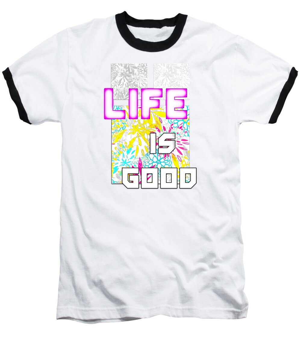 Jesus Baseball T-Shirt featuring the digital art Life is a gift by Payet Emmanuel