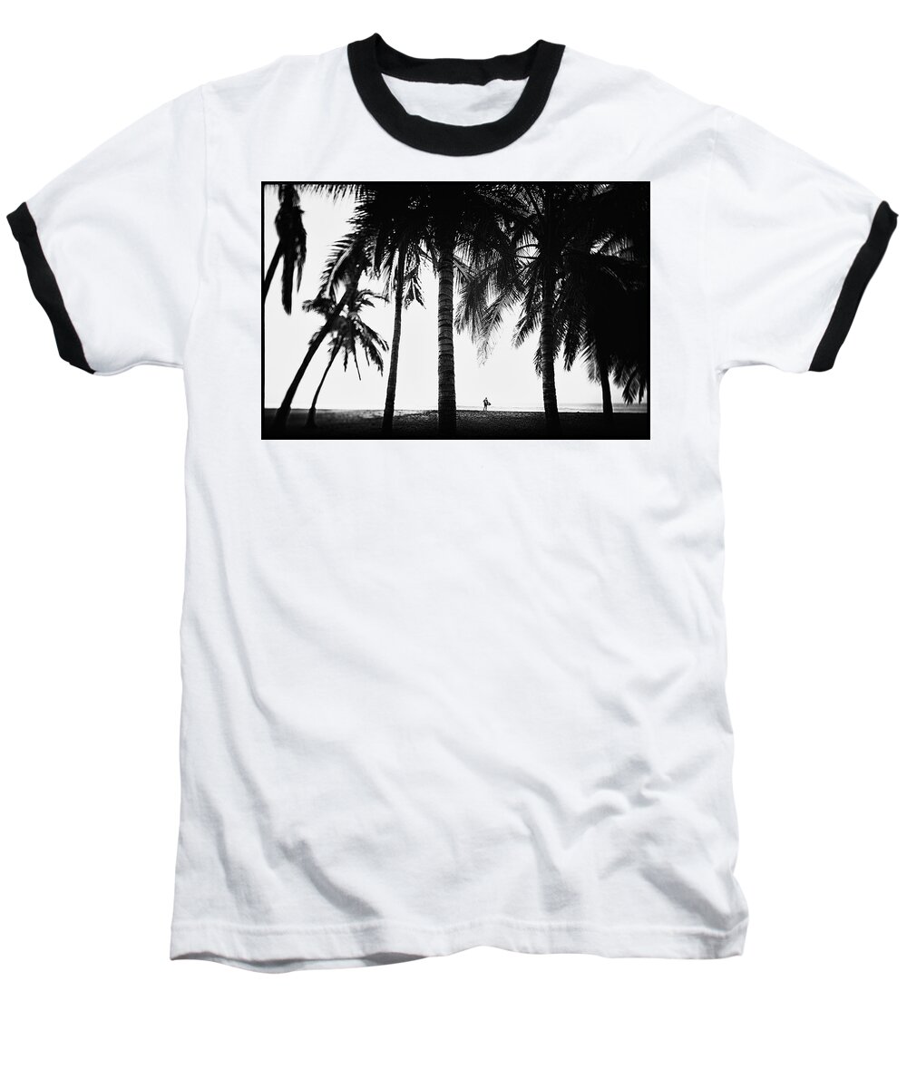 Surfing Baseball T-Shirt featuring the photograph Lone Wolf by Nik West