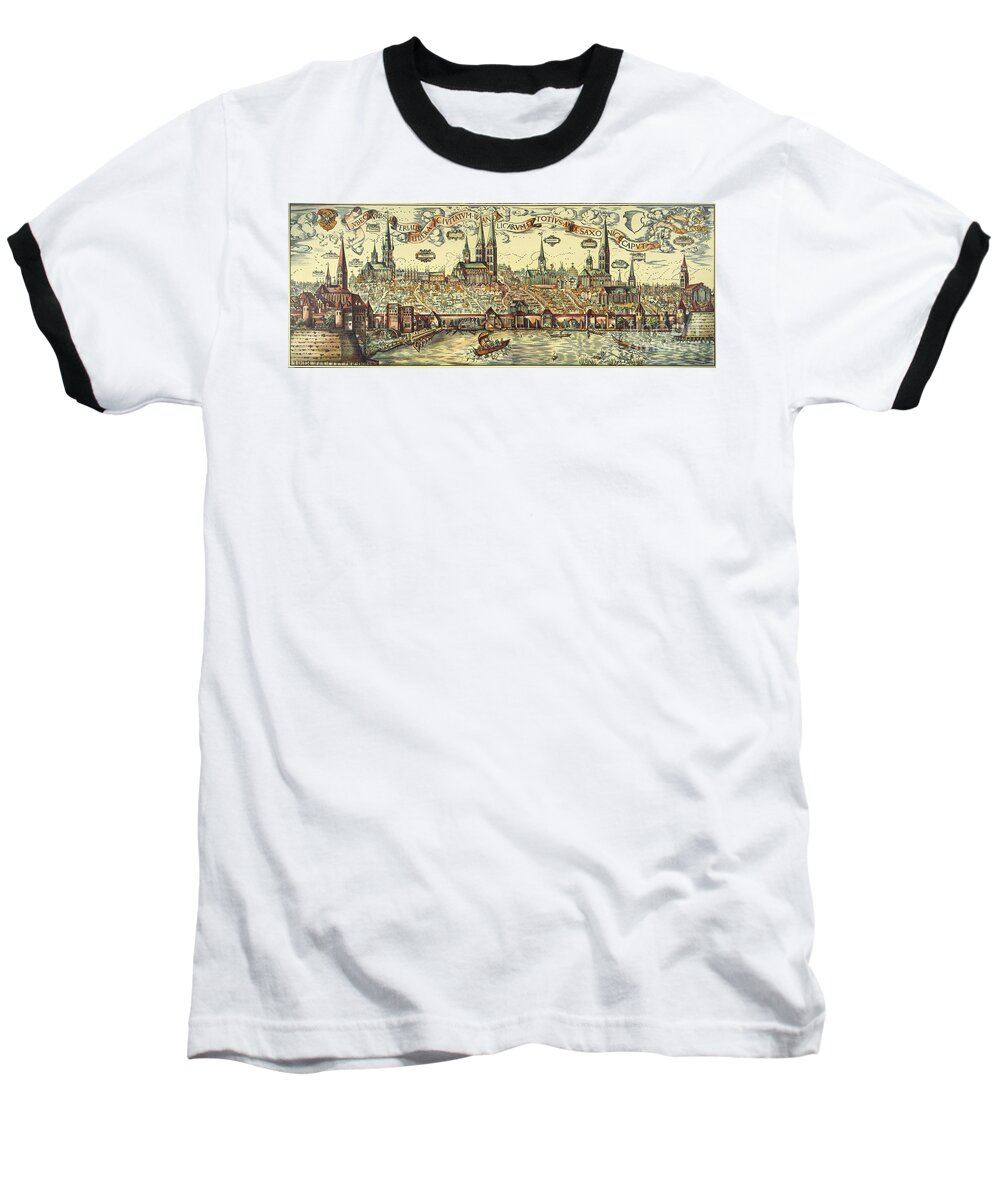 16th Century Baseball T-Shirt featuring the photograph Lubeck, Germany by Granger