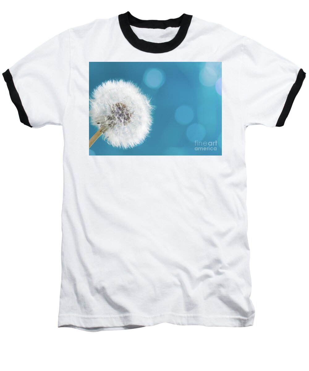 Dandelion Baseball T-Shirt featuring the photograph Make a wish by Anastasy Yarmolovich
