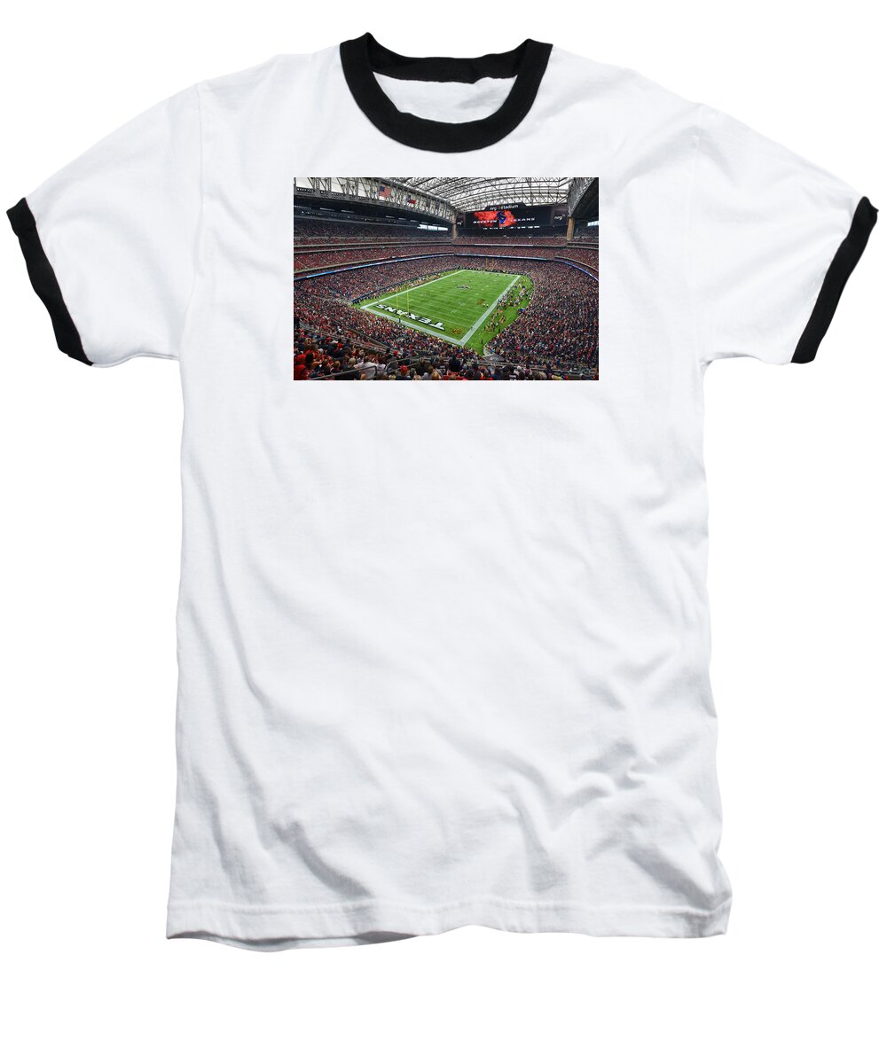 Mark Whitt Baseball T-Shirt featuring the photograph NRG Stadium - Houston Texans by Mark Whitt