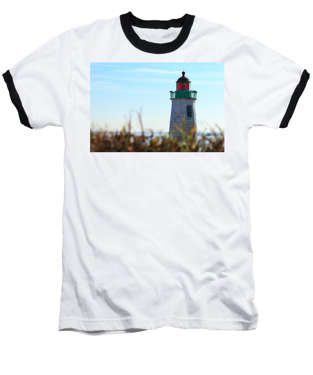 Old Baseball T-Shirt featuring the photograph Old Point Comfort Lighthouse by Travis Rogers