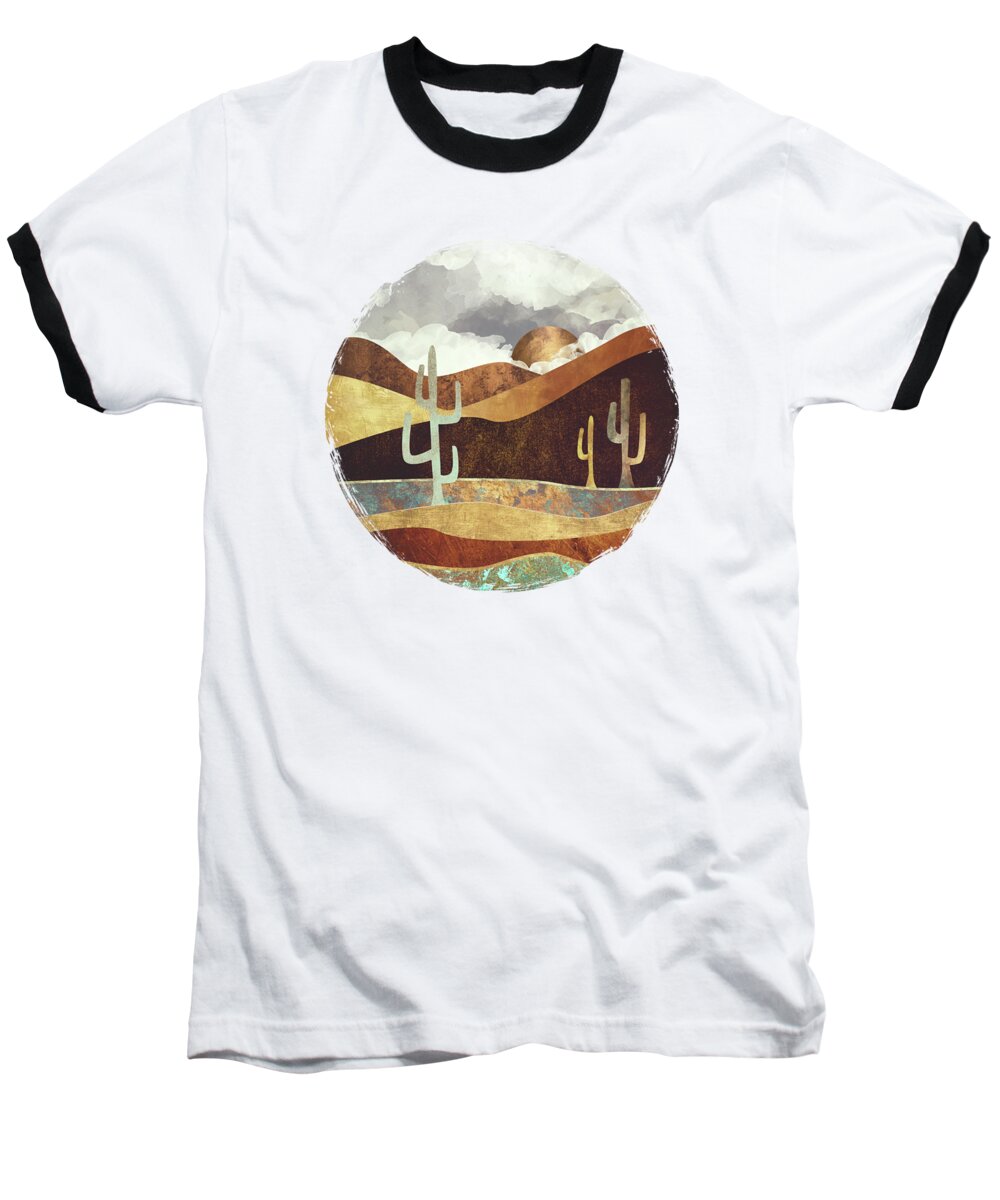 Desert Baseball T-Shirt featuring the digital art Patina Desert by Spacefrog Designs