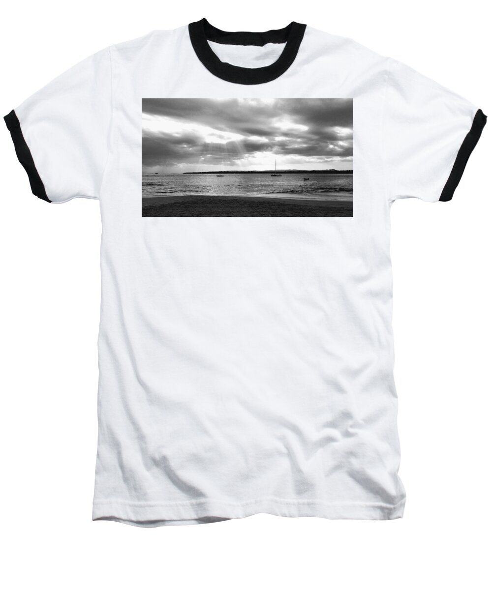 Beach Baseball T-Shirt featuring the photograph Photo 46 by Lucie Dumas