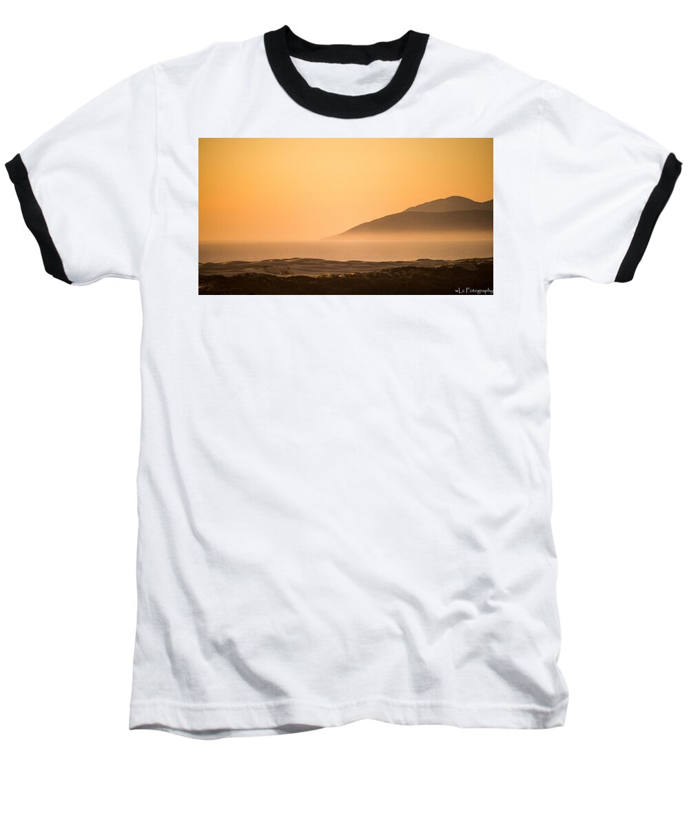 Ocean Baseball T-Shirt featuring the photograph Pismo Sunrise by Wendy Carrington