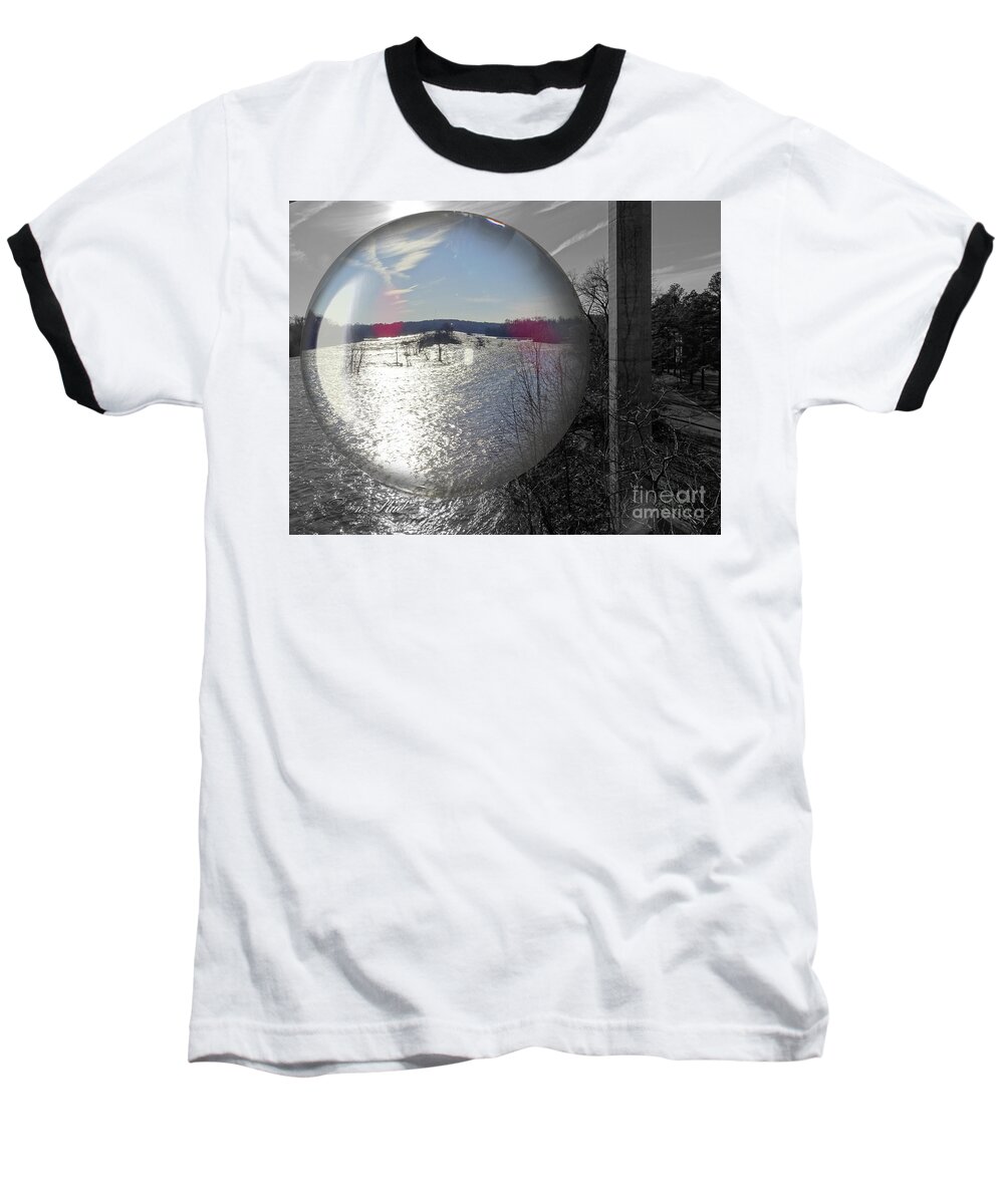 Photoshop Baseball T-Shirt featuring the photograph Point Of View by Melissa Messick